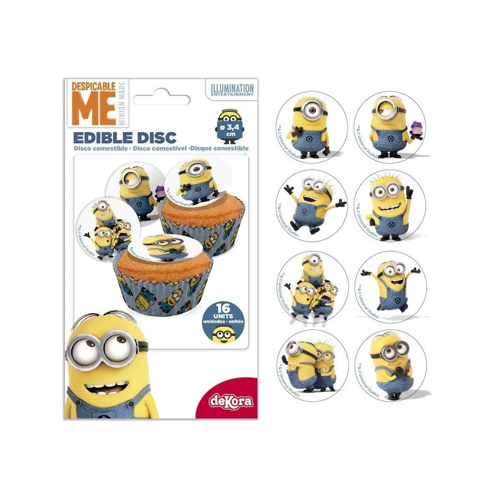 Jadalne-naklejki-cukrowe-Minionki-16-sztuk blank