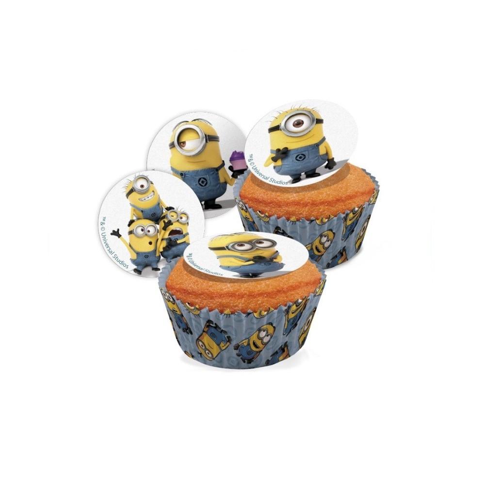 Jadalne-naklejki-cukrowe-Minionki-16-sztuk