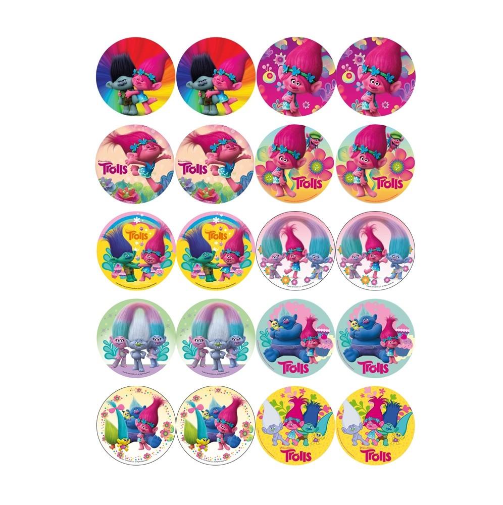 Oplatki-Z-Wafla-Na-Muffinki-Trolle-20-sztuk-45cm