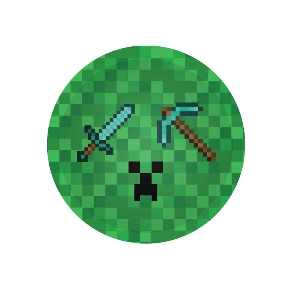 Talerzyki-Papierowe-Gra-Komputerowa-18cm-6-sztuk blank