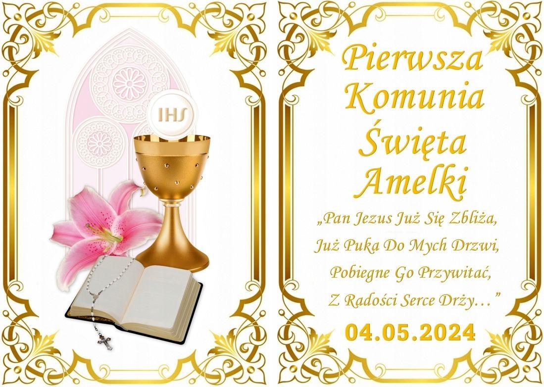 oplatek-na-tort-komunia-swieta personalizowany-oplatek-na-tort-komunijny-z-lilia