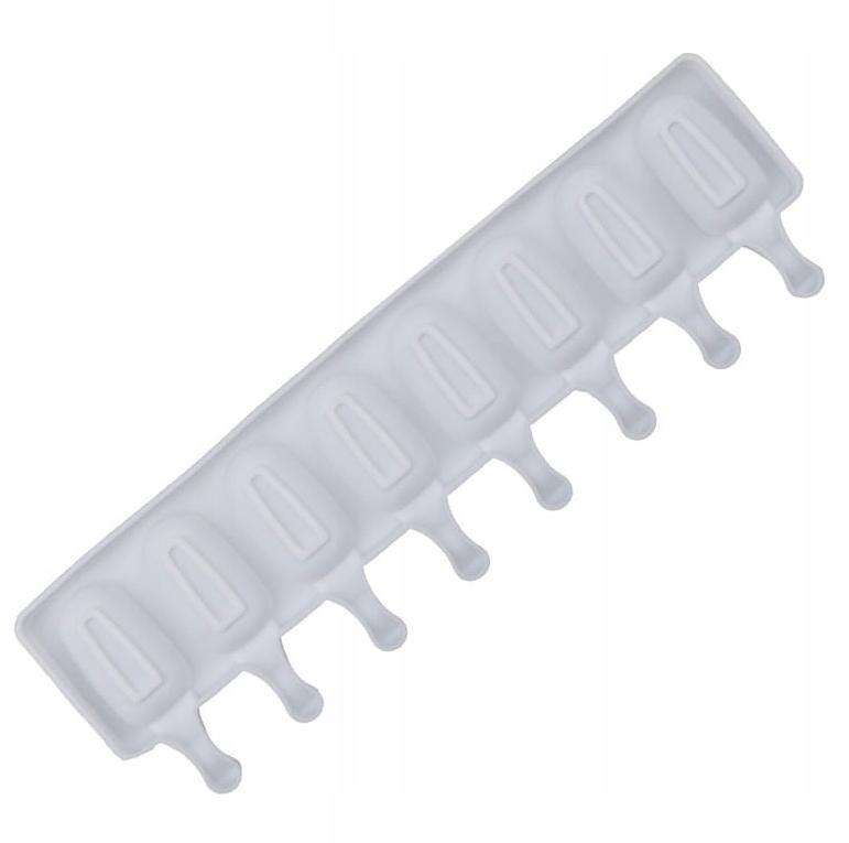 forma silikonowa do lodów 8 gniazd z góry