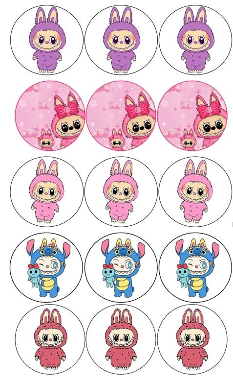 opłatek na tort labubu-17