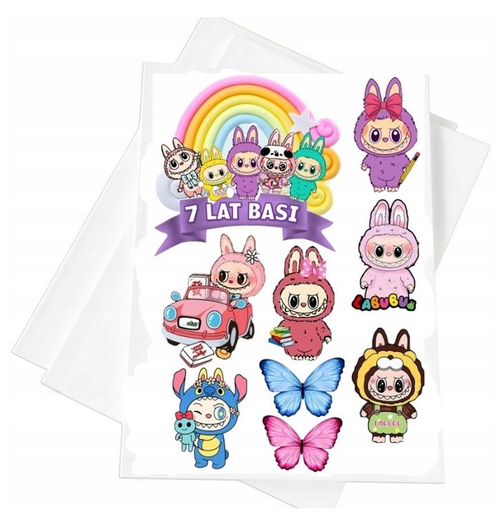 opłatek na tort labubu-4