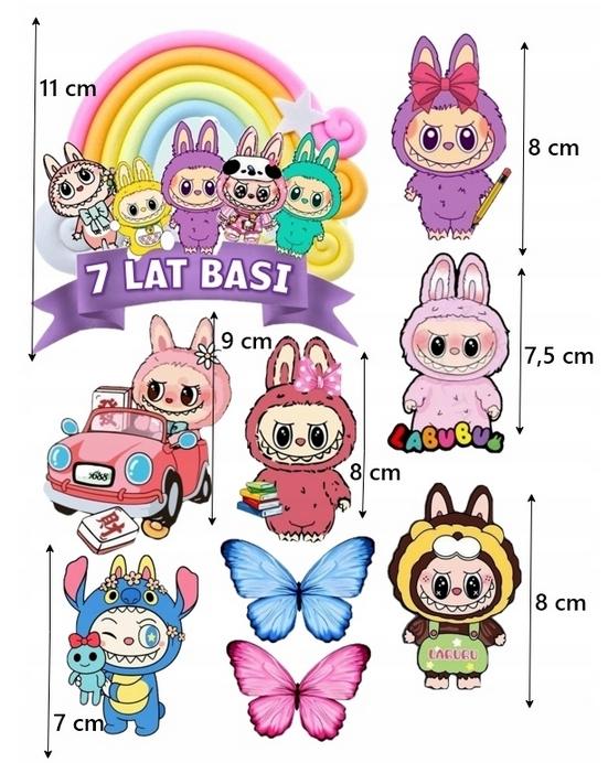 opłatek na tort labubu-5