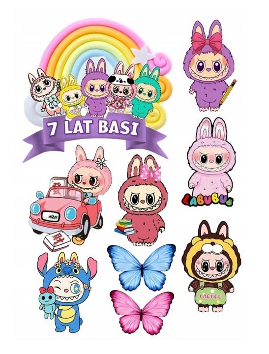 opłatek na tort labubu-6