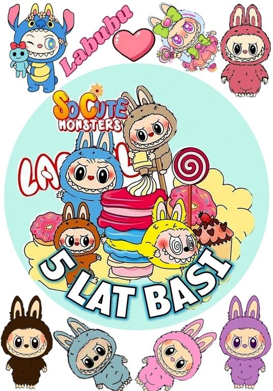 opłatek na tort labubu-11 opłatek na tort labubu-11