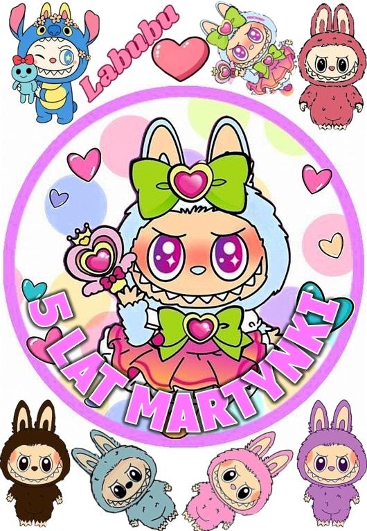 opłatek na tort labubu-15