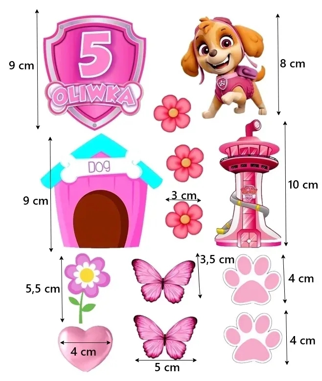 wydruk-cukrowy-skye-na-tort wydruk-cukrowy-skye-z-personalizacja