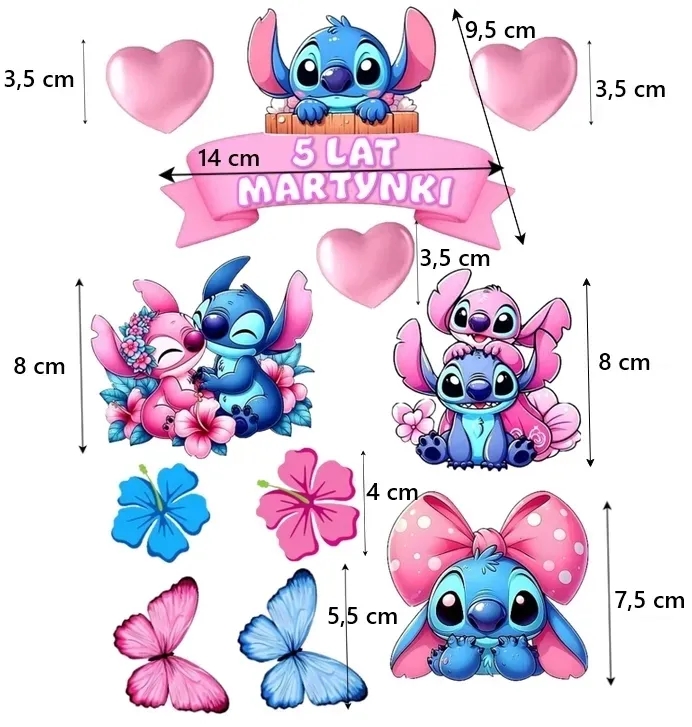 stitch-dekoracja-tortu wydruk-cukrowy-stitch-na-tort-urodzinowy