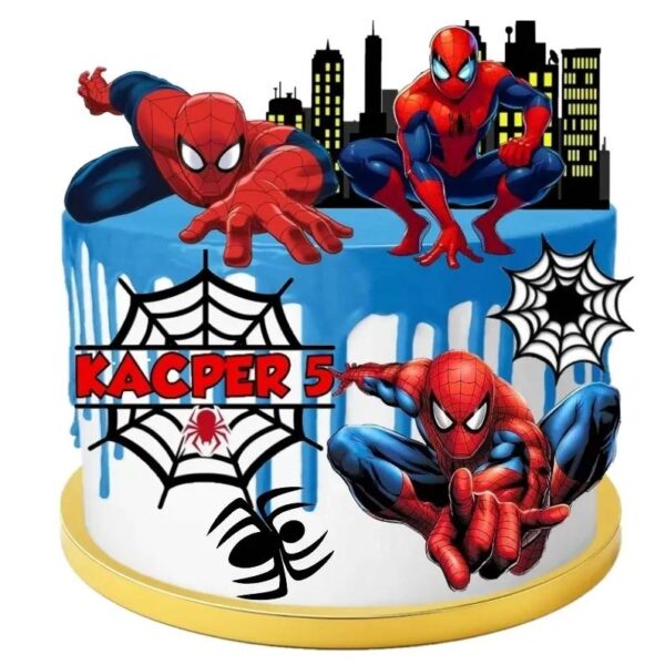 wydruk-cukrowy-na-tort-spider-man-z-personalizacja